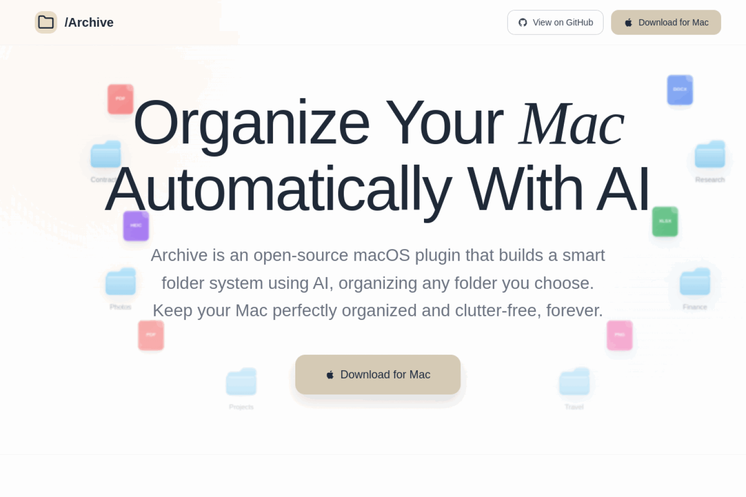 /Archive still preview